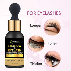 Eyebrow & Eyelash Growth Serum | 15ml Pack