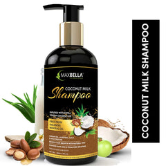 Coconut Milk Hair Shampoo (300ml) & Coconut Milk Hair Conditioner (300ml) Combo Pack