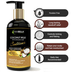 Coconut With Avocado for Nourishing, Hydrating Hair Conditioner (300ml)