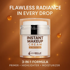 Instant Makeup & Spot Coverage Cream with Primer, Highlighter & Moisturizer