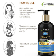 Dahi Shampoo for Anti Dandruff | With Panchamrit (Milk, Honey, Sugar, Curd, Ghee) | No sulphate & Parabens Hair Shampoo (300ml)