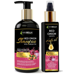 Onion Hair Oil + Onion Shampoo for Hair Fall Control (2 Items in the set)