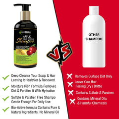 Apple Cider Vinegar Shampoo (300ml) & Apple Cider Vinegar Conditioner (300ml) Combo Pack