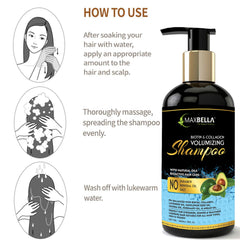 Biotin & Collagen Hair Shampoo (300ml) and Biotin & Collagen Hair Conditioner (300ml) Combo Pack