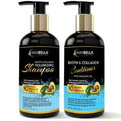 Biotin & Collagen Hair Shampoo (300ml) and Biotin & Collagen Hair Conditioner (300ml) Combo Pack