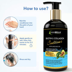 Biotin & Collagen Hair Shampoo (300ml) and Biotin & Collagen Hair Conditioner (300ml) Combo Pack