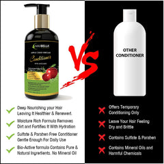Apple Cider Vinegar Shampoo (300ml) & Apple Cider Vinegar Conditioner (300ml) Combo Pack