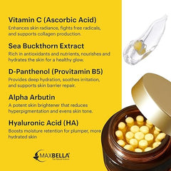 Deep Vitamin C Korean Boba Capsule Glow Cream | 50gm