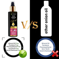 Onion Hair Oil + Onion Shampoo for Hair Fall Control (2 Items in the set)