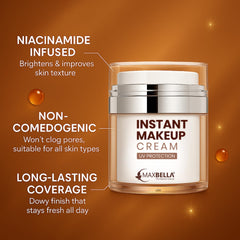 Instant Makeup & Spot Coverage Cream with Primer, Highlighter & Moisturizer