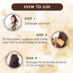 Onion Hair Oil  Now With Deep Root Comb Applicator  (200ml)