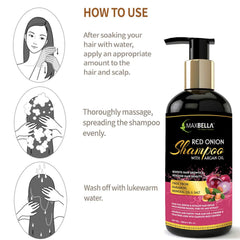 Onion Hair Oil + Onion Shampoo for Hair Fall Control (2 Items in the set)