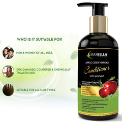 Apple Cider Vinegar Shampoo (300ml) & Apple Cider Vinegar Conditioner (300ml) Combo Pack