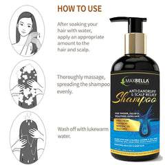 Anti-Dandruff & Scalp Relief Hair Shampoo (300ml)