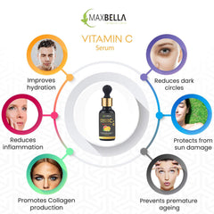 Vitamin C Serum with Hyaluronic Acid, Witch Hazel and Hydrolyzed Oat Protein 30ml Pack