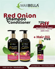 The Complete Onion Hair Care Kit: Nourish, Strengthen, and Revitalize Your Hair | Anti-Hair Fall Spa Kit